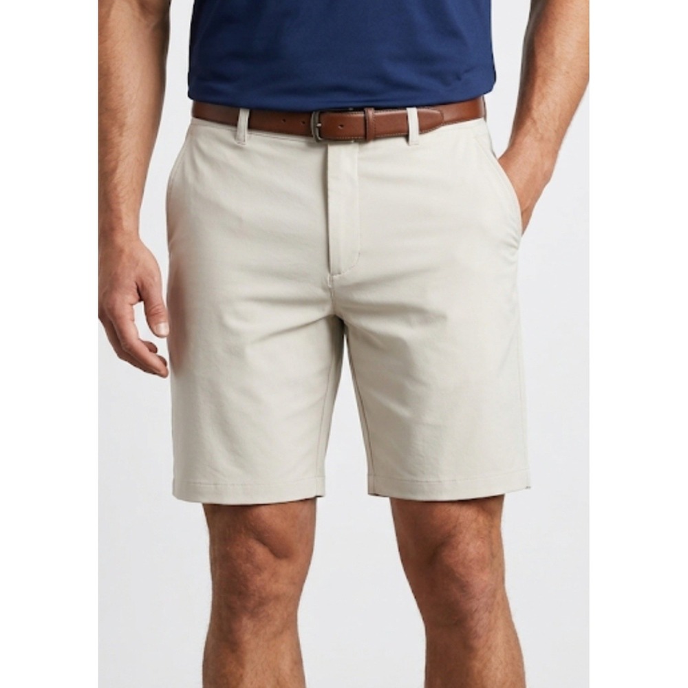Iron Eagle Men's Performance Golf Shorts Size 42 Harbor Mist NWT Stretch Wicking